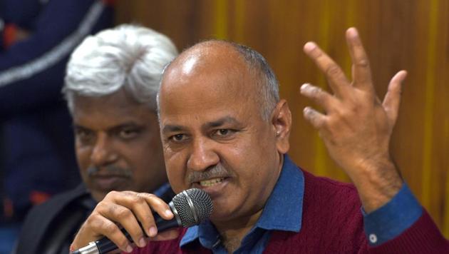 AAP leader Manish Sisodia was reacting to President Ram Nath Kovind approving EC’s recommendation to disqualify 20 party MLAs for holding ‘offices of profit’. (HT file photo) AAP leader Manish Sisodia was reacting to President Ram Nath Kovind approving EC’s recommendation to disqualify 20 party MLAs for holding ‘offices of profit’. (HT file photo)