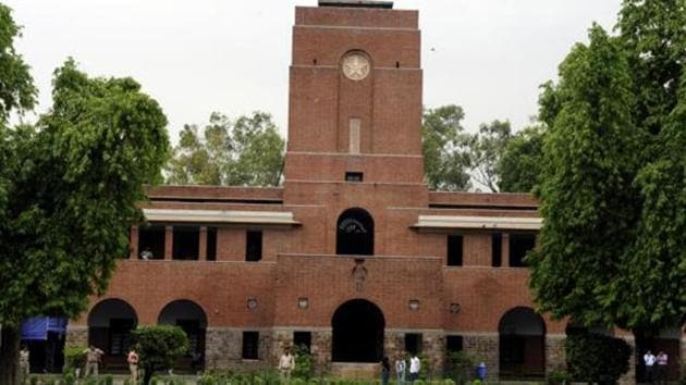 New Delhi, India - July 6, 2015: A View of St.Stephen's College at Delhi University in New Delhi, India, on Monday, July 6, 2015. (Photo by Sonu Mehta/ Hindustan Times) (Hindustan Times) New Delhi, India - July 6, 2015: A View of St.Stephen's College at Delhi University in New Delhi, India, on Monday, July 6, 2015. (Photo by Sonu Mehta/ Hindustan Times) (Hindustan Times)