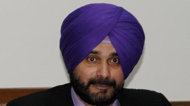 Punjab local bodies minister Navjot Singh Sidhu (HT File) Punjab local bodies minister Navjot Singh Sidhu (HT File)