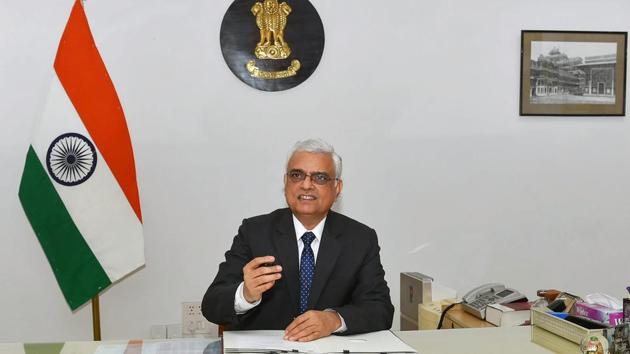 Election commissioner OP Rawat assumed office as the new chief of the poll panel on Tuesday after the government announced his elevation on Sunday. A 1977-batch IAS officer of Madhya Pradesh cadre, Rawat, who joined the Election Commission in August 2015, takes over as the chief election commissioner from Achal Kumar Joti whose term ended yesterday. (Vijay Verma / PTI) Election commissioner OP Rawat assumed office as the new chief of the poll panel on Tuesday after the government announced his elevation on Sunday. A 1977-batch IAS officer of Madhya Pradesh cadre, Rawat, who joined the Election Commission in August 2015, takes over as the chief election commissioner from Achal Kumar Joti whose term ended yesterday. (Vijay Verma / PTI)