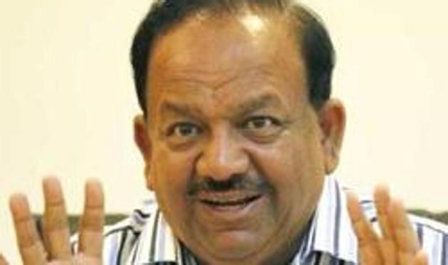 Union environment minister Harsh Vardhan.(File)