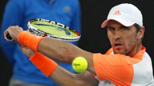 Mischa Zverev became the first player to be heavily fined for retiring from his first round match at the Australian Open (AP) Mischa Zverev became the first player to be heavily fined for retiring from his first round match at the Australian Open (AP)