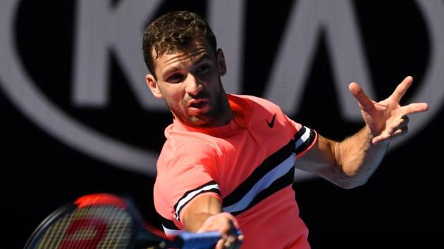 Kyle Edmund defeated Grigor Dimitrov (in pic) 6-4, 3-6, 6-3, 6-4. (AFP) Kyle Edmund defeated Grigor Dimitrov (in pic) 6-4, 3-6, 6-3, 6-4. (AFP)