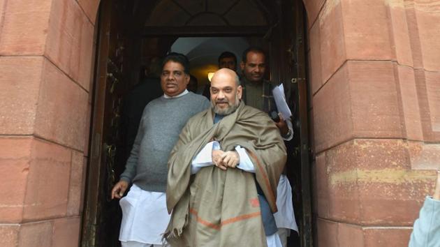 Bharatiya Janata Party president Amit Shah during the winter session of Parliament in New Delhi.(PTI file) Bharatiya Janata Party president Amit Shah during the winter session of Parliament in New Delhi.(PTI file)