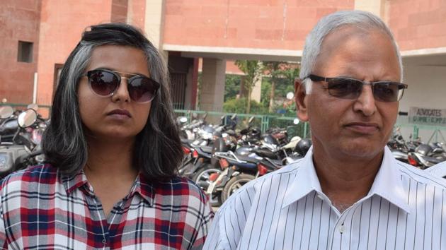 Varnika Kundu and her father VS Kundu. (HT File) Varnika Kundu and her father VS Kundu. (HT File)