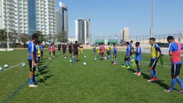 India U-16 team has made it to the finals of the AFC U-16 Championship for the second consecutive time and seventh time overall. (AIFF) India U-16 team has made it to the finals of the AFC U-16 Championship for the second consecutive time and seventh time overall. (AIFF)