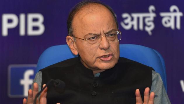 Union finance minister Arun Jaitley during a press conference in New Delhi on Wednesday. (PTI Photo) Union finance minister Arun Jaitley during a press conference in New Delhi on Wednesday. (PTI Photo)