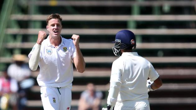 Morne Morkel soon removed Ajinkya Rahane to leave India in all sorts of trouble. (BCCI )
