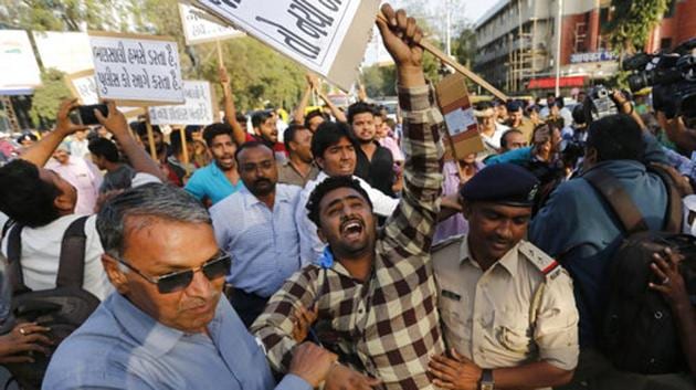 Photos: Tensions grip states ahead of Padmaavat release, 100 arrested ...