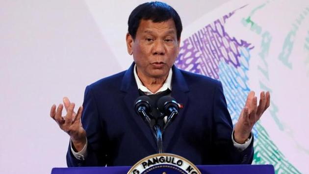 Philippines' President Rodrigo Duterte Rodrigo Duterte gestures during a news conference on the sidelines of the Association of South East Asian Nations (ASEAN) summit in Pasay, metro Manila, Philippines on November 14, 2017. (Reuters) Philippines' President Rodrigo Duterte Rodrigo Duterte gestures during a news conference on the sidelines of the Association of South East Asian Nations (ASEAN) summit in Pasay, metro Manila, Philippines on November 14, 2017. (Reuters)