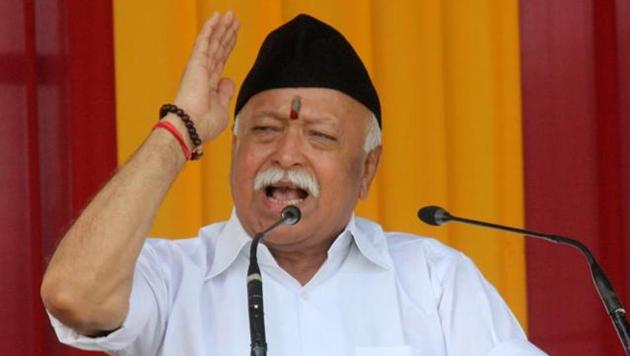 RSS chief Mohan Bhagwat will be in Palakkad district to attend a three-day meet around Republic Day. (Sunny Shende/ HT File) RSS chief Mohan Bhagwat will be in Palakkad district to attend a three-day meet around Republic Day. (Sunny Shende/ HT File)