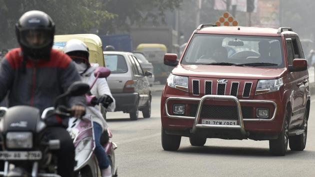 Officials said that use of crash guards is illegal.(Virendra Singh Gosain/HT PHOTO)