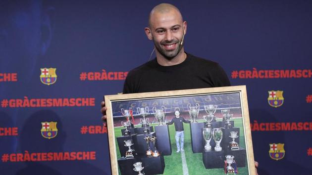 Javier Mascherano will join Heibei China Fortune from Barcelona. (REUTERS) Javier Mascherano will join Heibei China Fortune from Barcelona. (REUTERS)