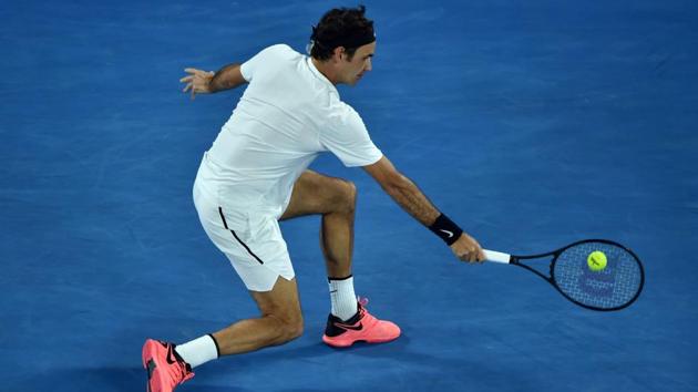 Switzerland's Roger Federer won the match 7-6 (7/1), 6-3, 6-4. (AFP)