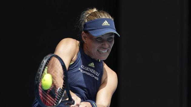 Angelique Kerber of Germany defeated Madison Keys of the U.S. 6-1, 6-2. (REUTERS)