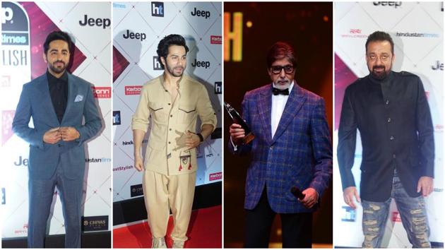 HT India’s Most Stylish 2018 saw leading actors grace the event.(HT photo)