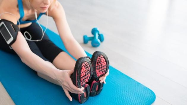 At-home workouts deliver challenging routines with easy to follow instructions. (Shutterstock) At-home workouts deliver challenging routines with easy to follow instructions. (Shutterstock)