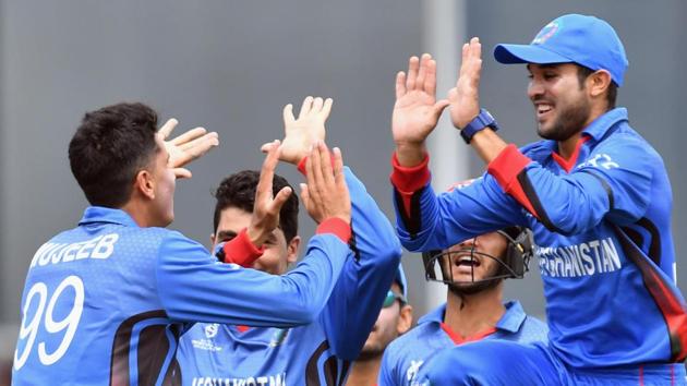 Afghanistan entered the semi-final of the ICC U-19 Cricket World Cup for the first time, beating the New Zealand U-19 cricket team by 202 runs. (ICC-Getty Images)
