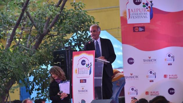 British-born writer Pico Iyer during his key note address.(Shutterstock)