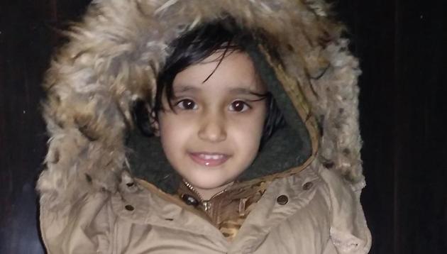 Four-year-old Shifa, who was killed after being run over by an SUV in Maloya area of Chandigarh. (HT Photo) Four-year-old Shifa, who was killed after being run over by an SUV in Maloya area of Chandigarh. (HT Photo)