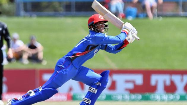 Afghanistan started the game solidly and looked set for a big score. (ICC-Getty Images)