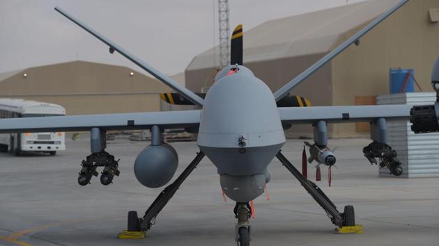 The drone strike killed a mid-level commander from the Taliban-affiliated Haqqani network, according to local officials. (AFP File Photo) The drone strike killed a mid-level commander from the Taliban-affiliated Haqqani network, according to local officials. (AFP File Photo)