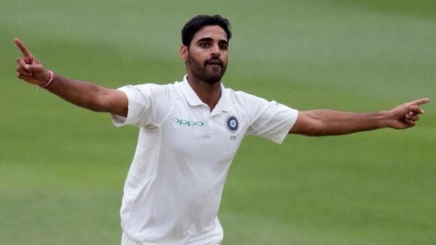 Bhuvneshwar Kumar gave India a good start on Day 2 as he dismissed overnight batsman Deal Elgar (4). (REUTERS)