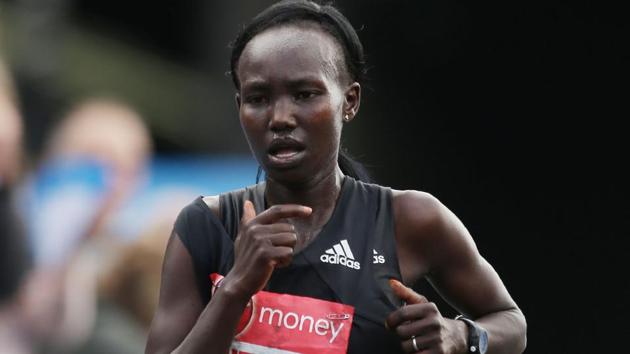 Kenya's Mary Keitany will run alongside male pacemakers in a bid to break Paula Radcliffe's longstanding women's world record in April's London Marathon, race organisers announced.(AFP)