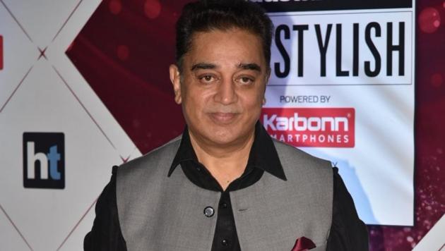 Actor Kamal Haasan at the red carpet of HT India's Most Stylish Awards in Mumbai. (IANS) Actor Kamal Haasan at the red carpet of HT India's Most Stylish Awards in Mumbai. (IANS)