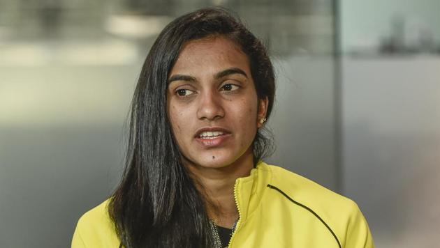 PV Sindhu has been seeded No.1 for the upcoming India Open badminton.(Burhaan Kinu/HT PHOTO)