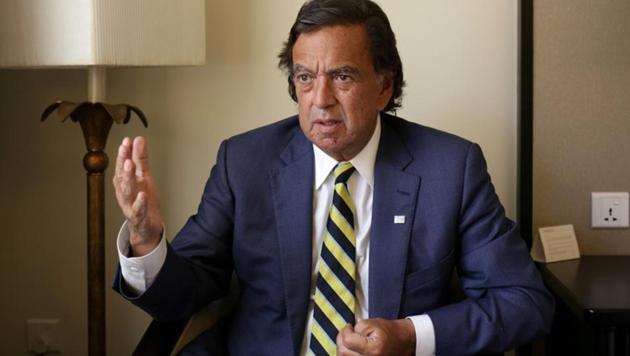 Former New Mexico governor Bill Richardson speaks during an interview with Reuters as a member of an international advisory board on the crisis of Rakhine state in Yangon, Myanmar January 24, 2018.(REUTERS)