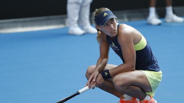 It was a brave effort from Kerber, who had a form slump last year that saw her plunge down the rankings from being world number one at the start of 2017. (REUTERS)
