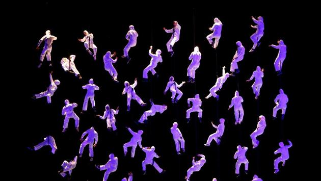 Aerobatic dancers under the direction of Spanish theatrical company La Fura dels Baus perform in "The Rise of the Tritons" during the opening of Valletta 2018, European Capital of Culture, in Valletta on January 20, 2018. (Darrin Zammit / REUTERS) Aerobatic dancers under the direction of Spanish theatrical company La Fura dels Baus perform in "The Rise of the Tritons" during the opening of Valletta 2018, European Capital of Culture, in Valletta on January 20, 2018. (Darrin Zammit / REUTERS)