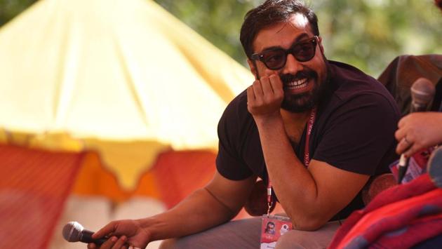 Anurag Kashyap in conversation with Vani Tripathi Tikoo (not pictured) during “The Hit Man: Anurag Kashyap” session in Jaipur Literature Festival (JLF) at Diggi Palace in Rajasthan.The 11th edition of the Jaipur Literature Festival (JLF) began Thursday at Jaipur’s Diggi Palace. Slotted for 5 days, the festival will feature over 200 sessions on various themes along with dance and musical performances. (Raj K Raj / HT Photo) Anurag Kashyap in conversation with Vani Tripathi Tikoo (not pictured) during “The Hit Man: Anurag Kashyap” session in Jaipur Literature Festival (JLF) at Diggi Palace in Rajasthan.The 11th edition of the Jaipur Literature Festival (JLF) began Thursday at Jaipur’s Diggi Palace. Slotted for 5 days, the festival will feature over 200 sessions on various themes along with dance and musical performances. (Raj K Raj / HT Photo)