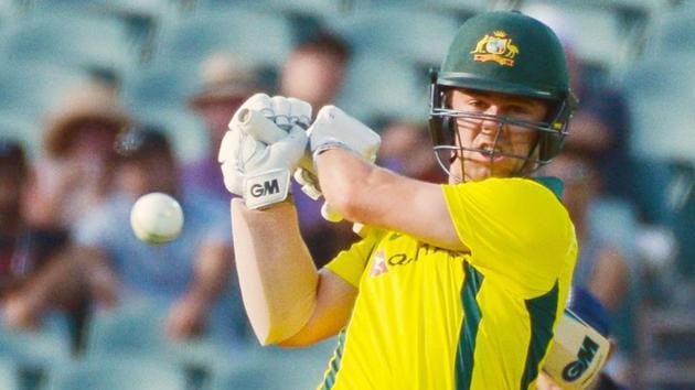 Australia cricket team's Travis Head hits a boundary during the fourth ODI against England cricket team at Adelaide Oval on Friday. (AFP) Australia cricket team's Travis Head hits a boundary during the fourth ODI against England cricket team at Adelaide Oval on Friday. (AFP)