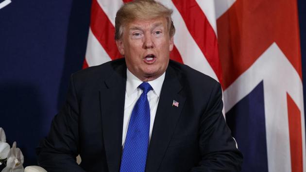 President Donald Trump speaks at the World Economic Forum in Davos. (AP Photo) President Donald Trump speaks at the World Economic Forum in Davos. (AP Photo)