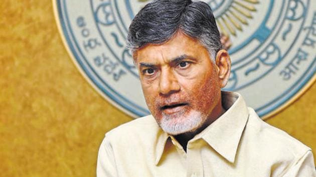 Andhra Pradesh chief minister Chandrababu Naidu will reach Vijayawada by 4 pm, almost nine hours behind the schedule, a government official said. (HT File Photo) Andhra Pradesh chief minister Chandrababu Naidu will reach Vijayawada by 4 pm, almost nine hours behind the schedule, a government official said. (HT File Photo)