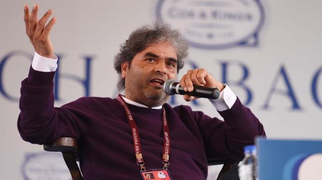 More than about politics or Kashmir, Haider was, to Vishal Bhardwaj, about his father. The director said this during a session titled Revolutionary Poets: On Hamlet, Haider and Shakespeare’s Ability to Speak Truth to Power at the Jaipur Literature Festival on Friday.(Raj K Raj/HT PHOTO)