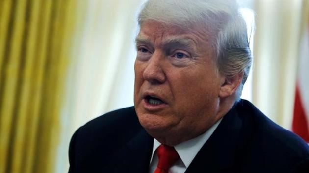 US President Donald Trump in the Oval Office at the White House in Washington, in December 2017. (Reuters File Photo) US President Donald Trump in the Oval Office at the White House in Washington, in December 2017. (Reuters File Photo)