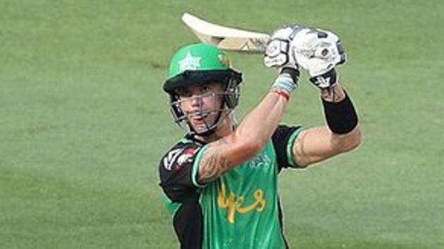 Kevin Pietersen’s blistering 46 guided Melbourne Stars to a three-wicket win over Hobart Hurricanes in the Big Bash League (BBL). (Twitter) Kevin Pietersen’s blistering 46 guided Melbourne Stars to a three-wicket win over Hobart Hurricanes in the Big Bash League (BBL). (Twitter)