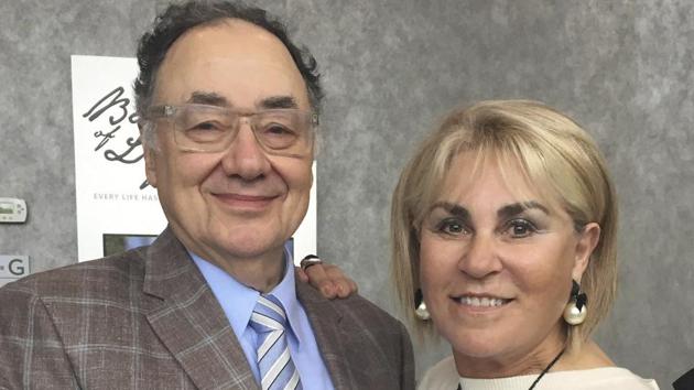In this Oct. 15, 2017 photo provided by the United Jewish Appeal via Canadian Press, Barry and Honey Sherman pose for a photo in Toronto, Canada. (AP) In this Oct. 15, 2017 photo provided by the United Jewish Appeal via Canadian Press, Barry and Honey Sherman pose for a photo in Toronto, Canada. (AP)