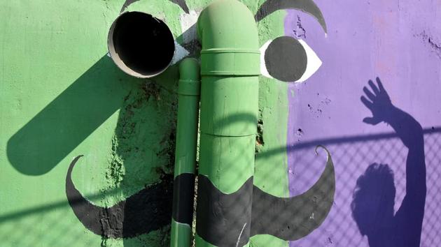 In the next phase, the NGO is considering involving professional artists to paint the slums. (Kunal Patil/HT Photo)