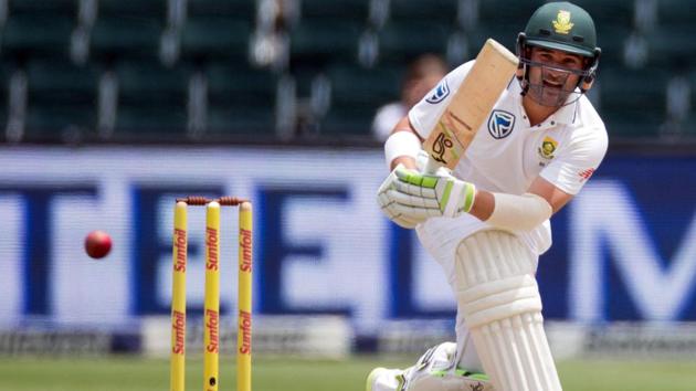 Dean Elgar’s 86* went in vain. (REUTERS) Dean Elgar’s 86* went in vain. (REUTERS)