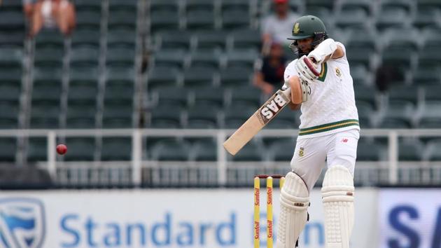 Hashim Amla scored a half-century and resisted the Indian bowlers for close to two sessions. (BCCI) 