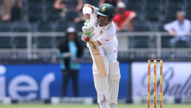 Dean Elgar was also rock-solid despite getting hit on numerous occasions. (BCCI) 