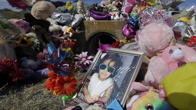 A photograph of 3-year-old Sherin Mathews sits by a makeshift memorial in Richardson, Texas. (AP File) A photograph of 3-year-old Sherin Mathews sits by a makeshift memorial in Richardson, Texas. (AP File)