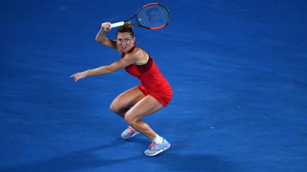 Simona Halep dominated proceedings in the match too, winning the second set and leading in the decider before losing to Caroline Wozniacki in the Australian Open final on Saturday. (AFP) Simona Halep dominated proceedings in the match too, winning the second set and leading in the decider before losing to Caroline Wozniacki in the Australian Open final on Saturday. (AFP)