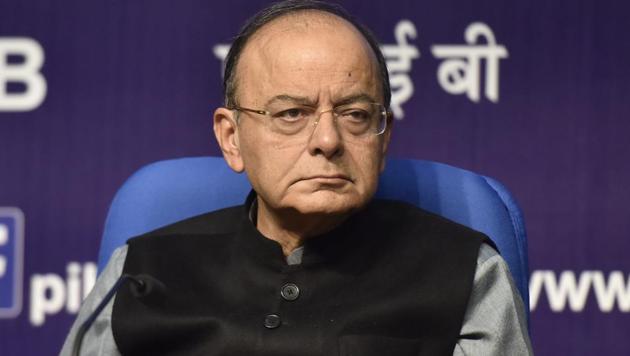 Finance Minister Arun Jaitley addresses a press conference at National Media Centre in New Delhi, India on January 24, 2018. (Sonu Mehta/ Hindustan Times) Finance Minister Arun Jaitley addresses a press conference at National Media Centre in New Delhi, India on January 24, 2018. (Sonu Mehta/ Hindustan Times)