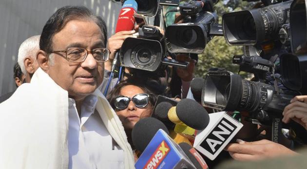 Congress leader P Chidambaram said the claim of 70 lakh new jobs in 2017-18 had been punctured.(PTI) Congress leader P Chidambaram said the claim of 70 lakh new jobs in 2017-18 had been punctured.(PTI)