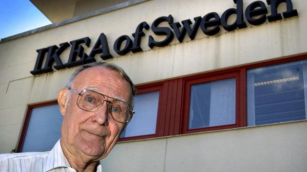 Born in 1926 to a farming family in the southern Swedish region of Smaland, Ingvar Kamprad founded the company at the age of 17.(AFP File Photo)